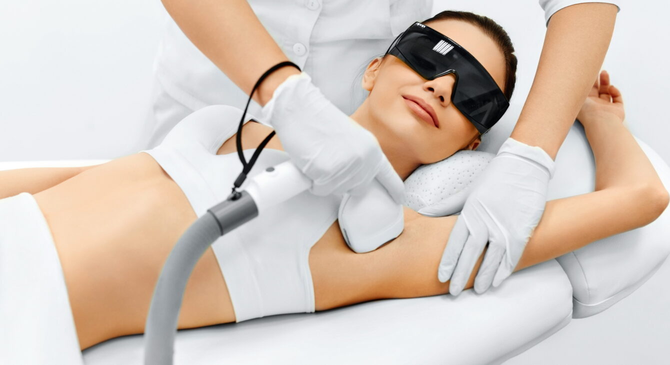 Body Care. Laser Hair Removal. Epilation Treatment. Smooth Skin.