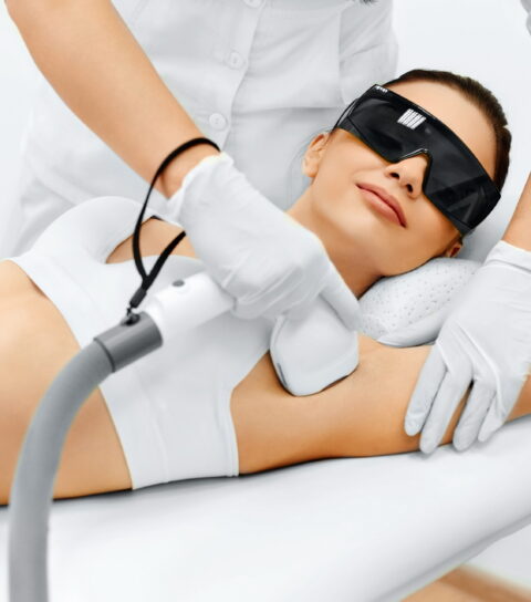 Body Care. Laser Hair Removal. Epilation Treatment. Smooth Skin.