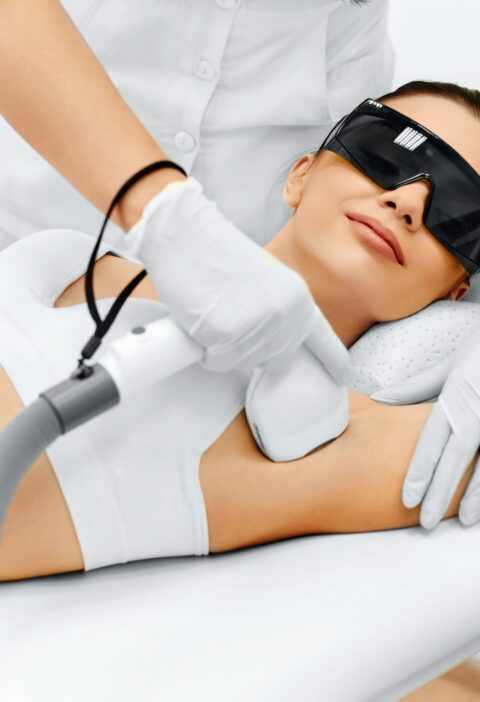 Body Care. Laser Hair Removal. Epilation Treatment. Smooth Skin.