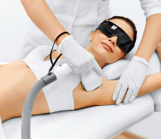 Body Care. Laser Hair Removal. Epilation Treatment. Smooth Skin.