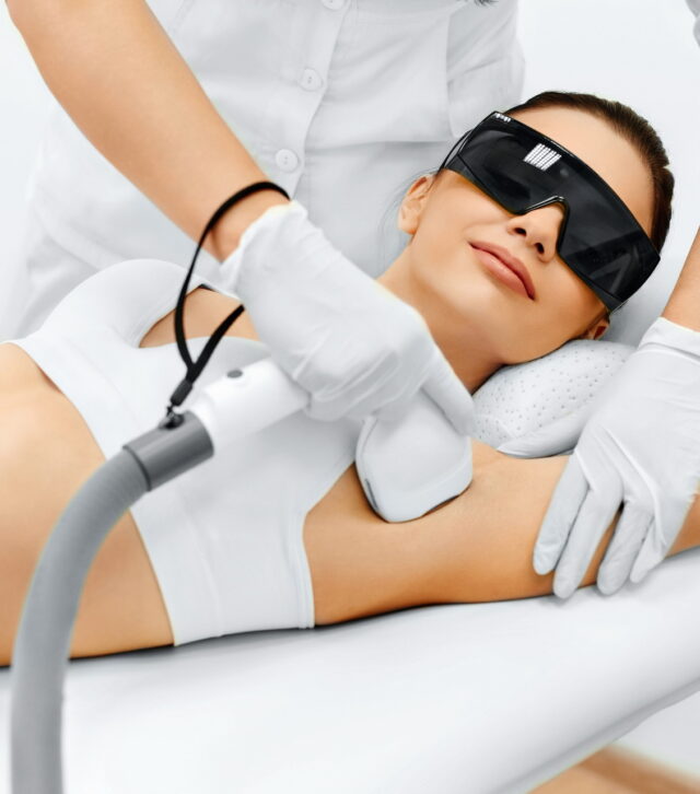 Body Care. Laser Hair Removal. Epilation Treatment. Smooth Skin.